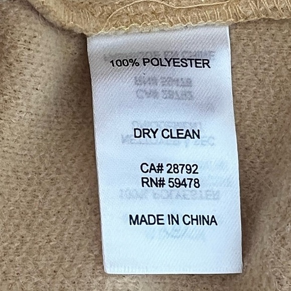 NWOT Joie Belted Double Breasted Evening Jacket Yellow Patch Pockets Size L - Picture 7 of 13